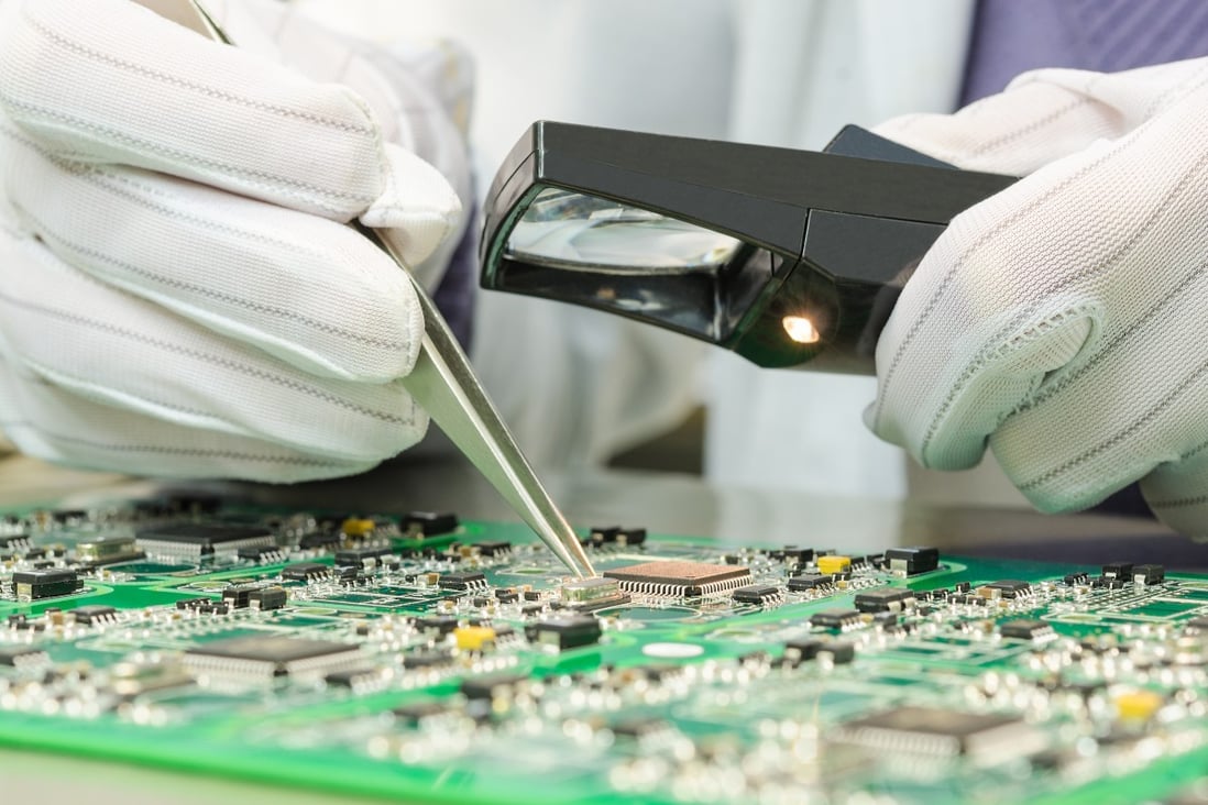 China’s production of integrated circuits accelerated in 2020 despite setbacks from tightening US restrictions. Photo: Shutterstock
