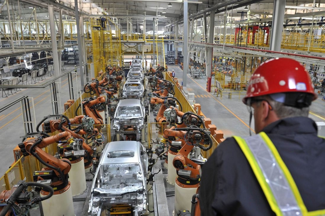 Ford’s manufacturing plant in Chongqing municipality on April 20, 2012. Photo: Reuters
