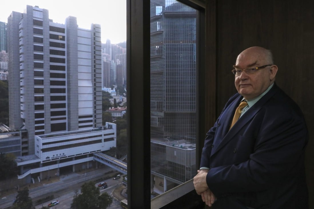 Hong Kong Bar Association chairman Philip Dykes recently spoke with the Post about the challenges the group has faced during his tenure. Photo: Nora Tam