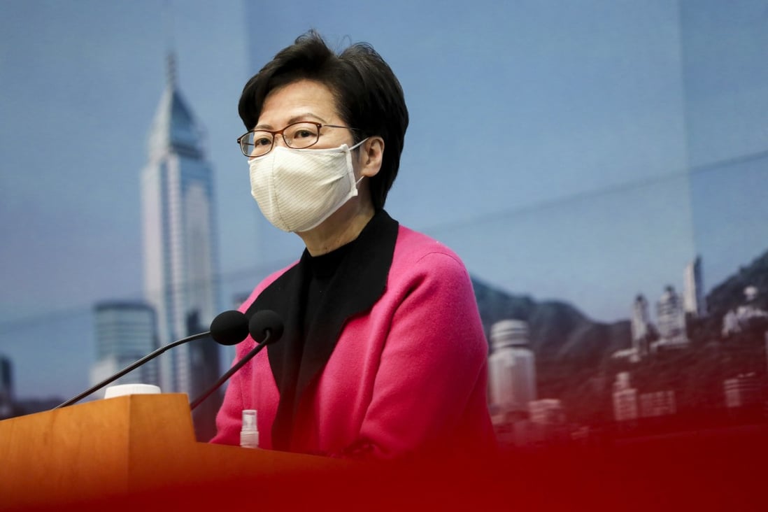 Carrie Lam dismissed the idea that the chief executive could be picked without an election. Photo: May Tse