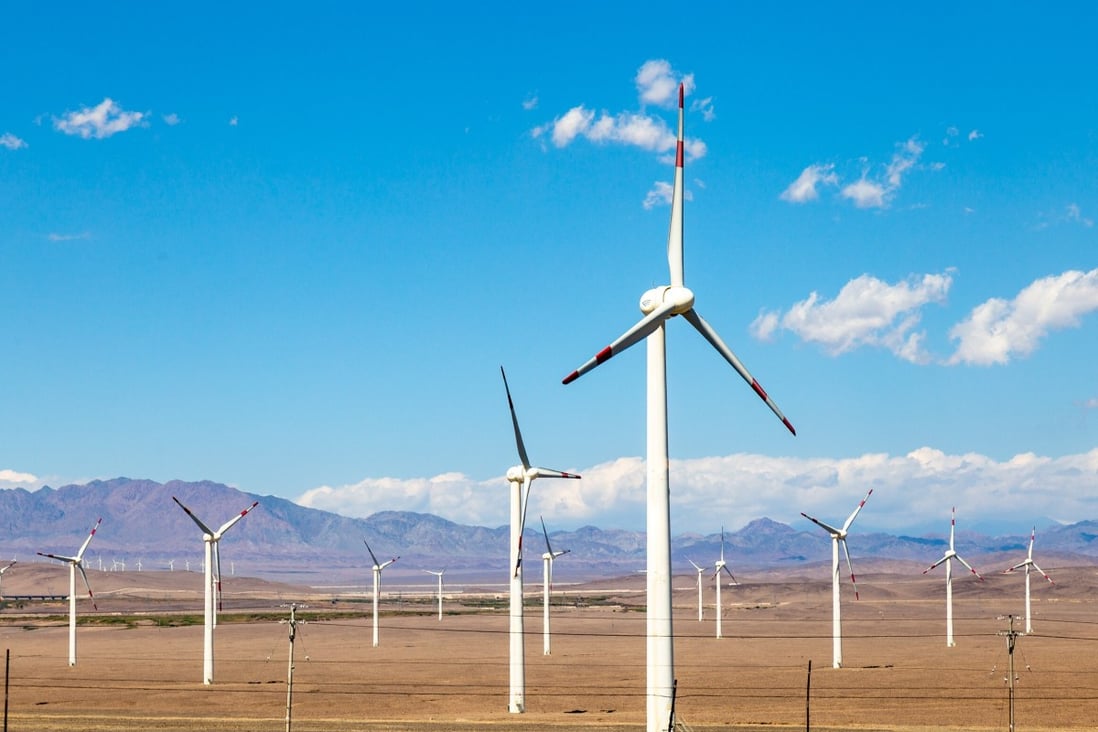 Xinjiang’s exports to the US rose by 116 per cent last year, led by strong sales of wind turbines. Photo: Shutterstock