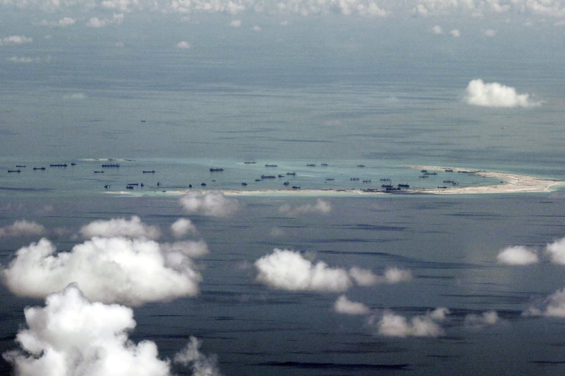 Japan’s diplomatic note made reference to China’s protests against the overflight of Japanese aircraft at Mischief Reef. Photo: AP