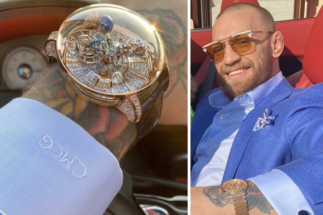 Conor Mcgregor S Million Dollar Watch In Abu Dhabi For Ufc 257 The Mma Millionaire Flashed Two Jacob Co Watches And A Blinging Bentley South China Morning Post Conor Mcgregor S Million Dollar Watch In Abu Dhabi For Ufc 257 The Mma Millionaire Flashed Two Jacob Co Watches And A Blinging Bentley South China Morning Post