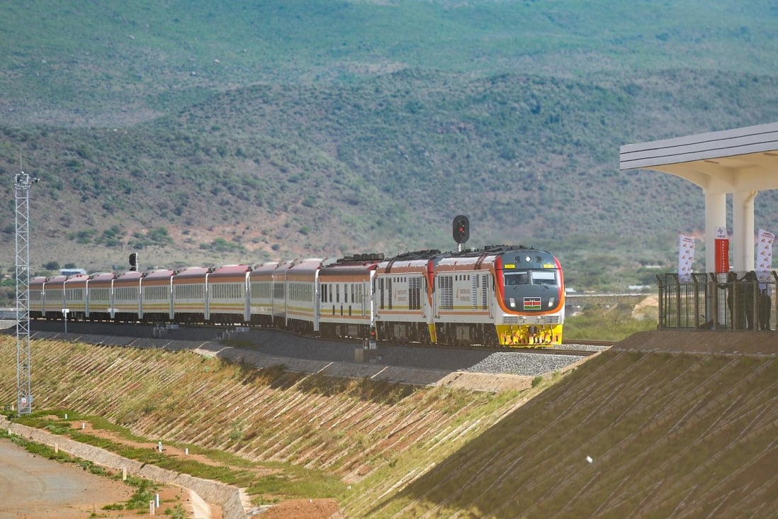 Kenya’s deal with China came just hours before it was due to make its first repayment on a US$1.48 billion loan used to build a railway line. Photo: Xinhua