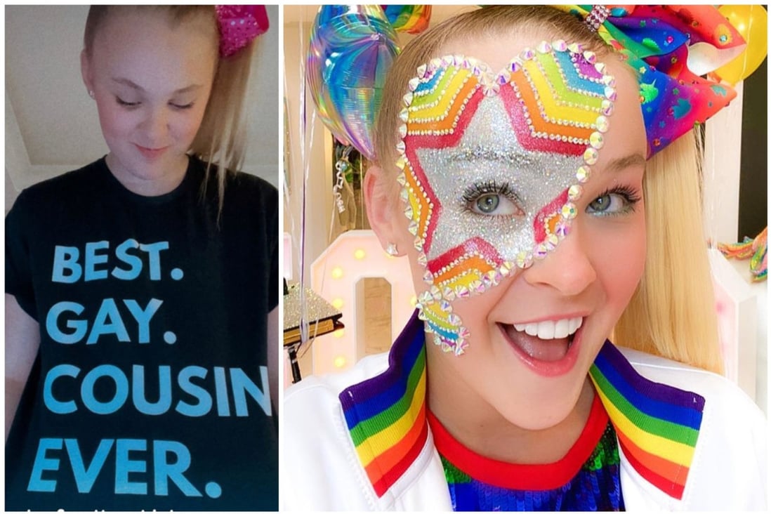 Nickelodeon star and YouTuber JoJo Siwa came out on her social media accounts, attracting support from both fans and celebrities. Photos: @itsjojosiwa/Instagram