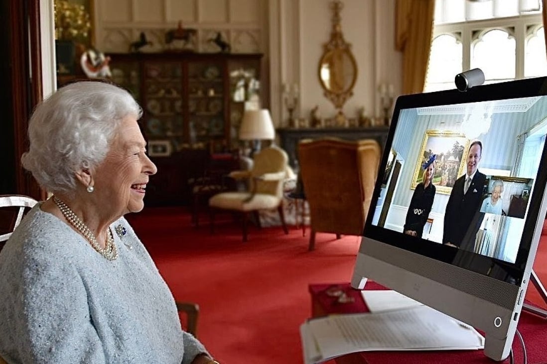 Queen Elizabeth enjoys some screen time just like the rest of us. Photo: @british.monarch/Instagram
