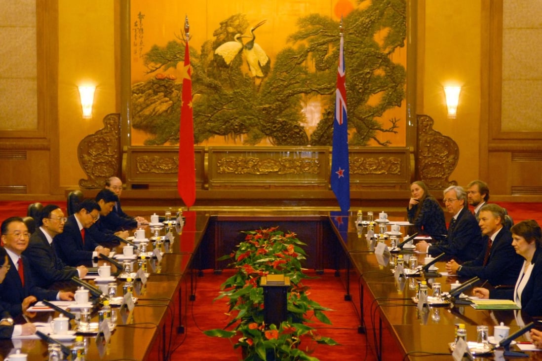 In 2008, New Zealand delegates travelled to China to sign a free-trade agreement that was upgraded this week. Photo: Getty Images