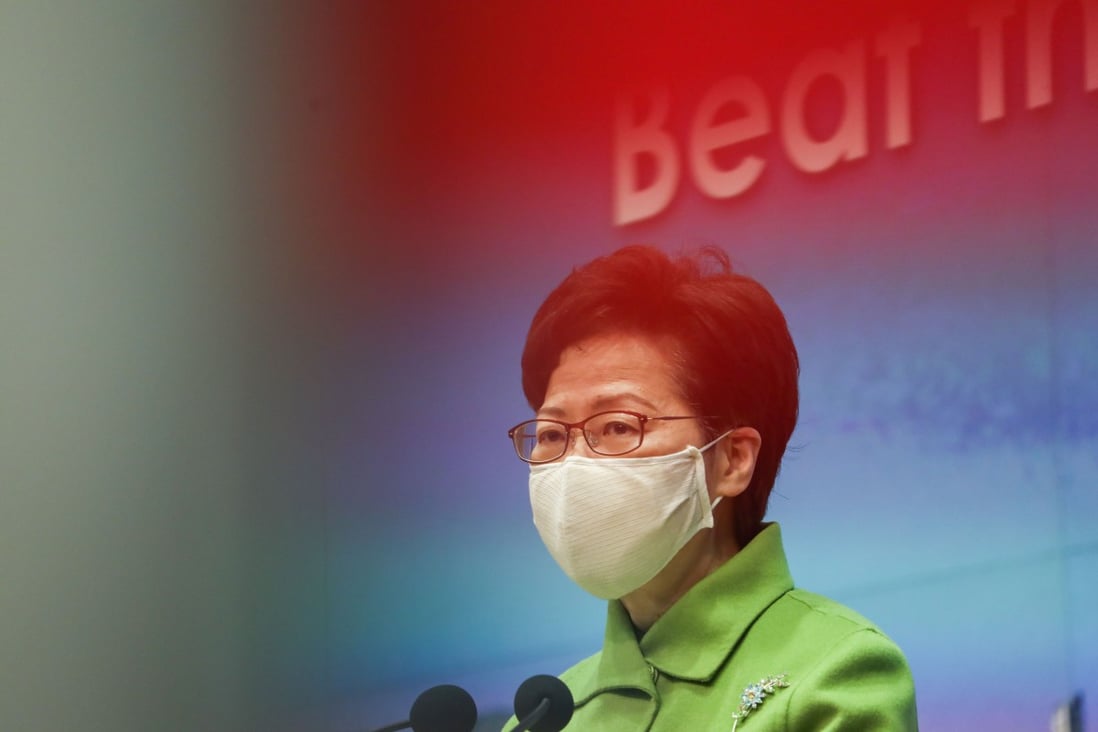 Hong Kong Chief Executive Carrie Lam Cheng Yuet-ngor has revealed that she had sought Beijing’s help in securing a mainland vaccine brand after “hiccups” in the procurement of three vaccines purchased by the city. Photo: Jonathan Wong
