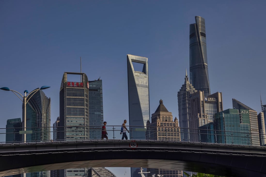 Shanghai has set itself an ambitious GDP target of 6 per cent, after clocking 1.7 per cent growth last year. Photo: EPA-EFE