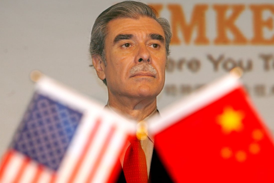Former US Commerce Secretary Carlos Gutierrez was involved in trade talks with China during his four-year stint as the top official under president George W. Bush. Photo: AFP