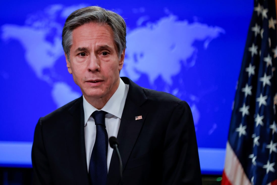 In his first days as US Secretary of State Antony Blinken has spoken with counterparts in Asia, the Pacific and Europe. The calls have included discussion of defence and security in regions such as the South China Sea and the Indo-Pacific. Photo: Reuters