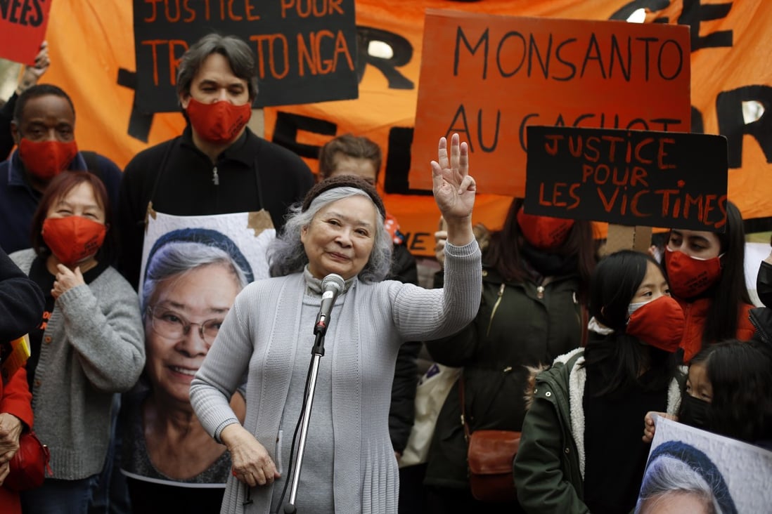 Activists In Paris Gather To Support Victims Of Agent Orange During Vietnam War South China Morning Post