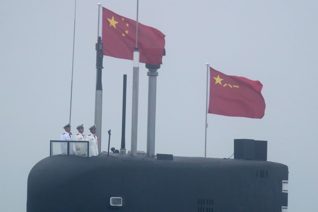 Chinese submariners operating in the South China Sea are experiencing mental health issues, according to new research. Photo: AFP