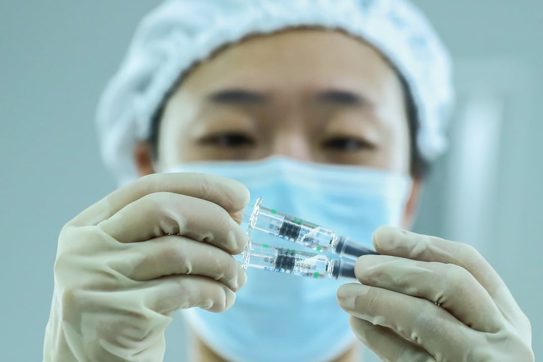 The roll-out of Covid-19 vaccines could boost economic activity in China in the second half of 2021. Photo: Xinhua