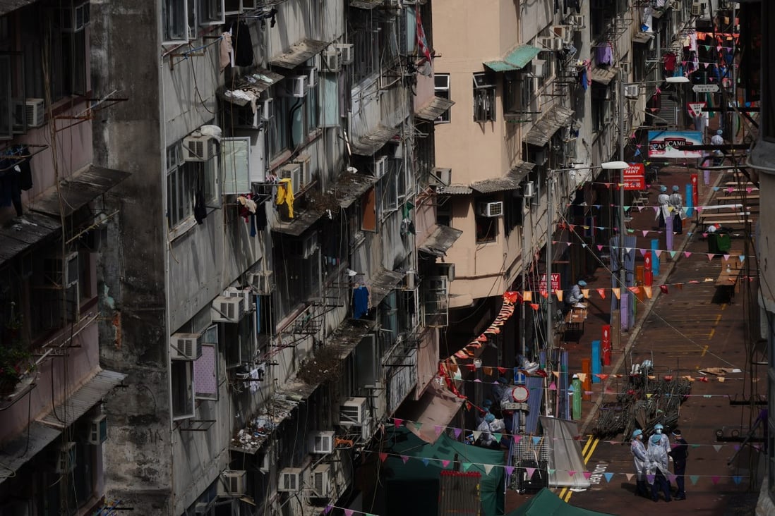 The Yau Tsim Mong lockdown should make clear that those who are most economically vulnerable in our community have been reduced to living in homes that put their health and safety at risk. Photo: Sam Tsang