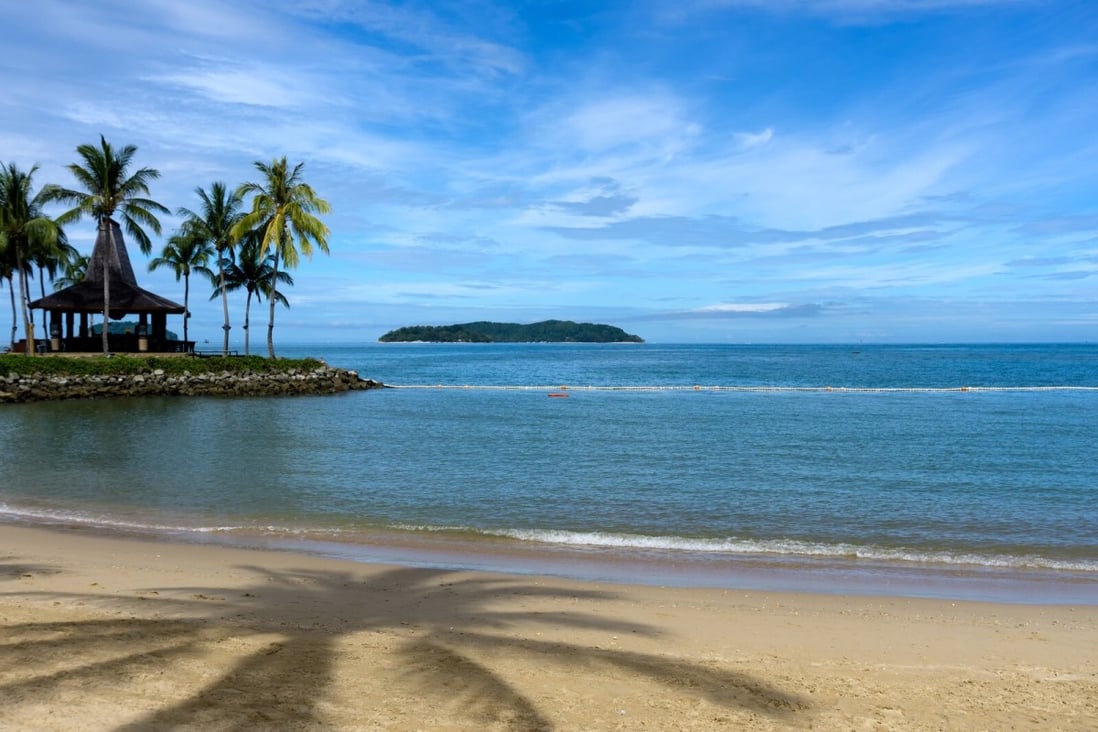 An empty beach in Kota Kinabalu, Sabah, Malaysia. Businesses in the popular tourist destination have been badly affected by a plunge in visitors amid the Covid-19 pandemic. Photo: Shutterstock