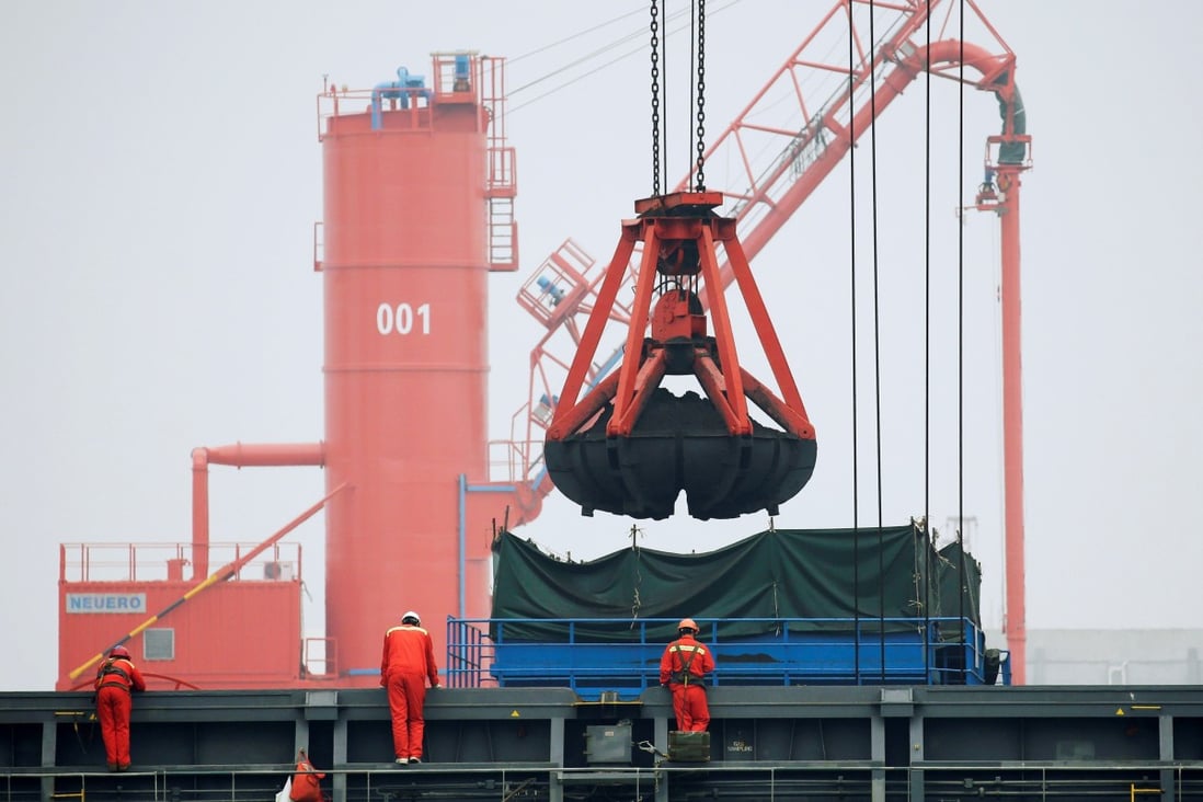 Some of the more than 50 Australian coal vessels stranded outside Chinese ports since the ban have been allowed to dock and unload recently. But there is still a bottleneck at Chinese customs. Photo: Reuters