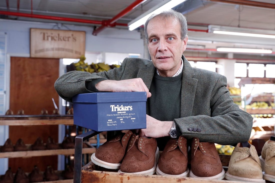 Martin Mason, managing director of British luxury shoemaker Tricker’s, says dealing with Brexit on top of what the company has been experiencing with the coronavirus has been a double whammy. Photo: Reuters