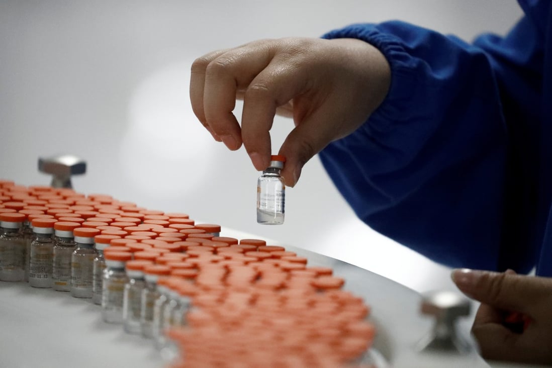 China is ramping up its vaccine production. Photo: Reuters