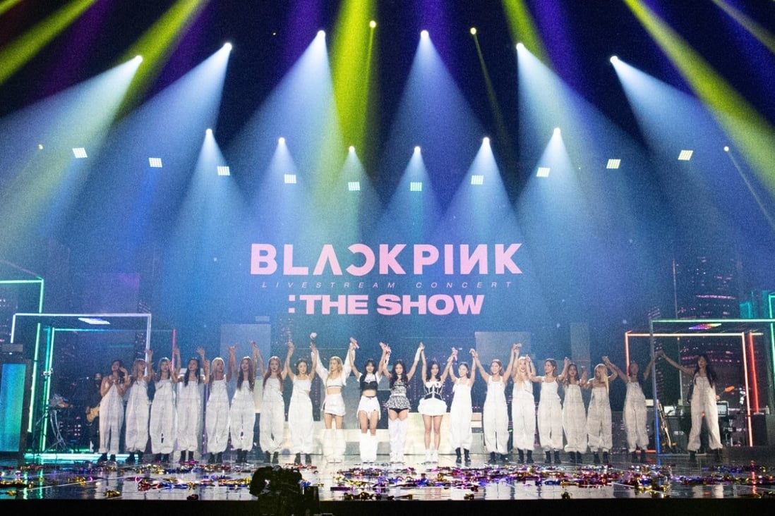 Blackpink held their online concert The Show in January 2021, after it was postponed in December because of Covid-19 related reasons. Photo: YG Entertainment,