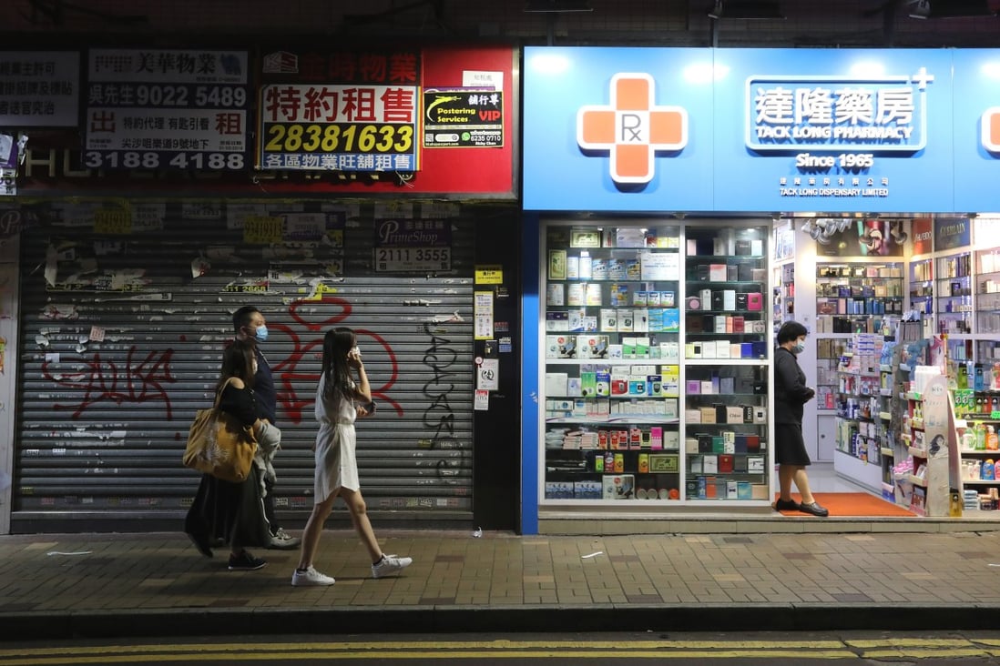 Investors are focusing on retail shops in housing estates as businesses in prime areas continue to suffer due to a lack of tourists. Photo: Felix Wong