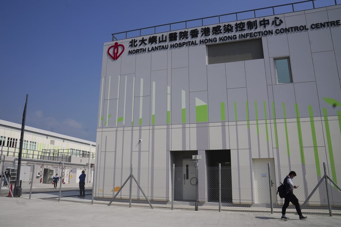 Coronavirus temporary hospital on Hong Kong’s Lantau Island for patients with mild Covid19
