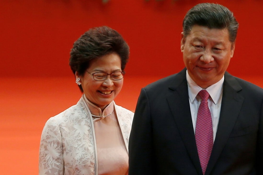 Hong Kong officials have shown stronger determination to get Covid-19 infection numbers down for the Lunar New Year after Chief Executive Carrie Lam Cheng Yuet-ngor last week met virtually with Chinese President Xi Jinping. The two leaders are shown together in 2017. Photo: Reuters