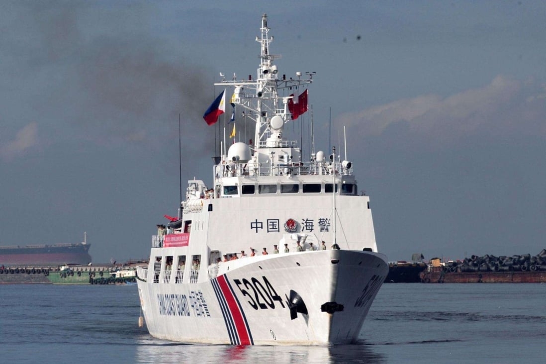 The new law allows China’s coastguard to use “all necessary means” to deter threats posed by foreign vessels in waters “under China’s jurisdiction”. Photo: Weibo