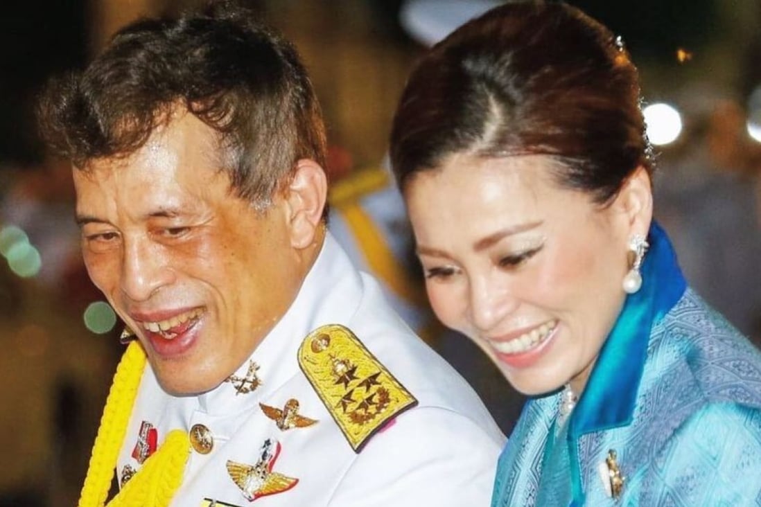 King Vajiralongkorn and Queen Suthida at an event in November 2020. Photo: @thairoyalfamily/ Instagram