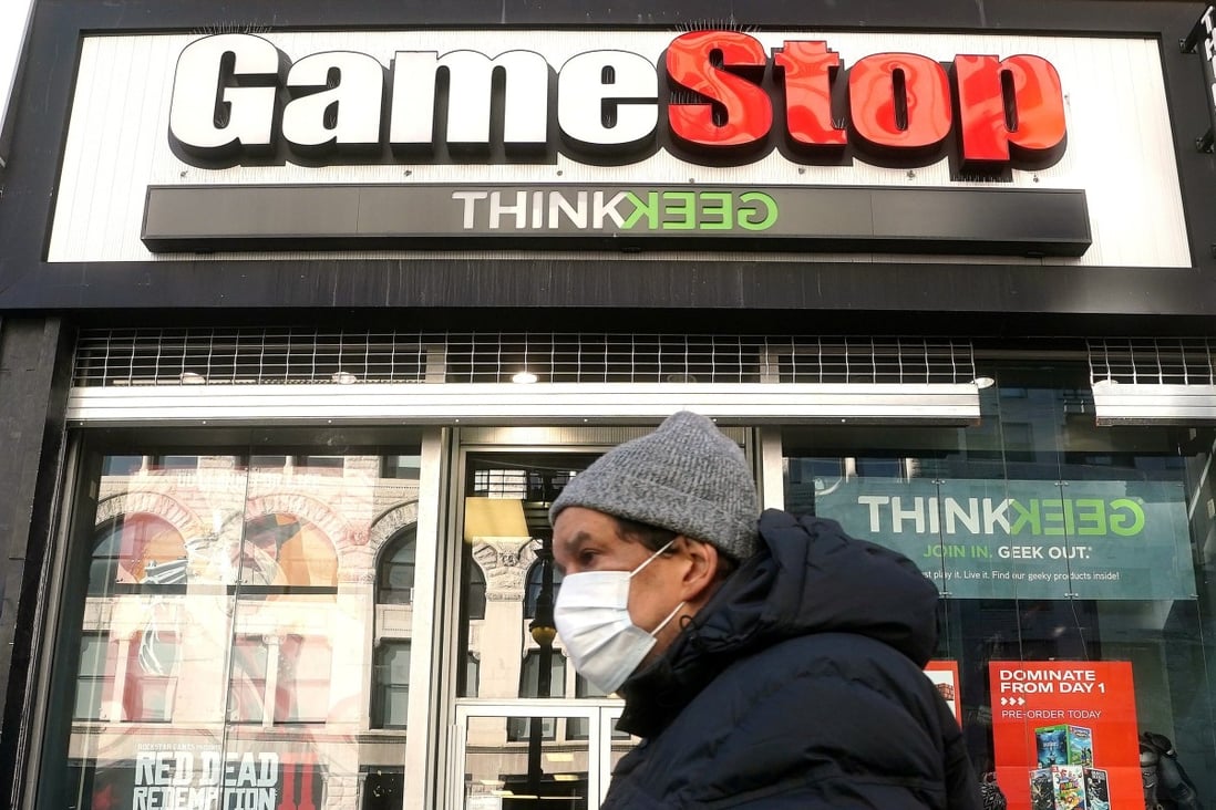 The Reddit group “wallstreetbets” was behind video game chain GameStop’s inflated stock price. Photo: Reuters