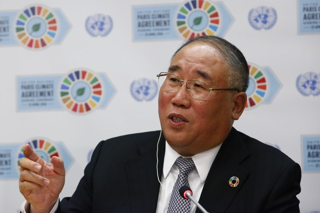 Xie Zhenhua, 71, has been China’s top climate diplomat for over a decade. Photo: AFP
