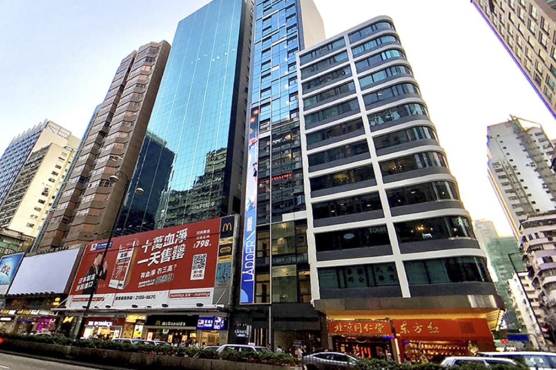 Half of the 18 levels used for retail in Ladder Dundas (pictured), on Mong Kok’s busy Nathan Road, were unoccupied according to a floor directory. Photo: Facebook