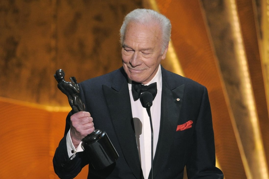 Christopher Plummer accepts the award for outstanding performance by a male actor in a supporting role for Beginners in Los Angeles in January 2012. Photo: AP