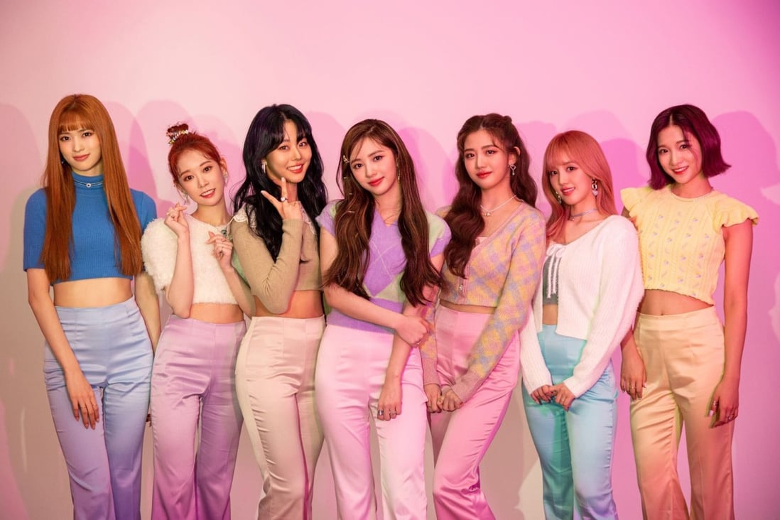 K-pop girl group Cherry Bullet have just released their first mini album, Cherry Rush. Photo: FNC Entertainment