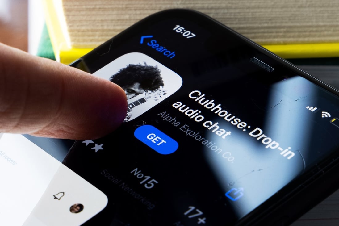Clubhouse, the popular audio-chat social networking app, has been quickly gaining in popularity among mainland Chinese users. Photo: Shutterstock