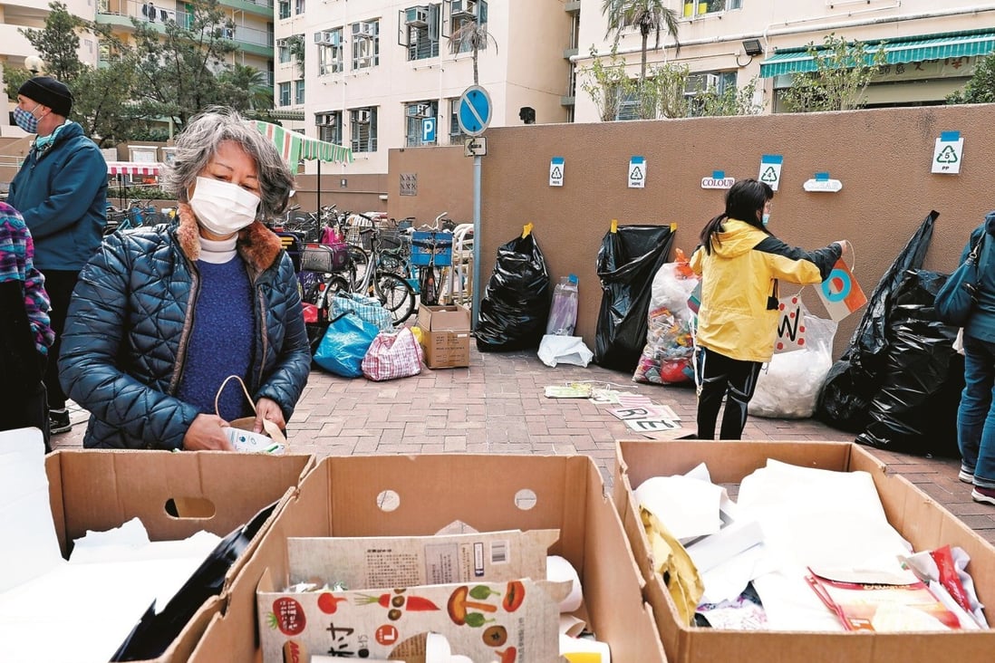 Freecycle events keep unwanted items out of landfills. A freecycle market in Mui Wo, Lantau, Hong Kong. Photo: James Wendlinger