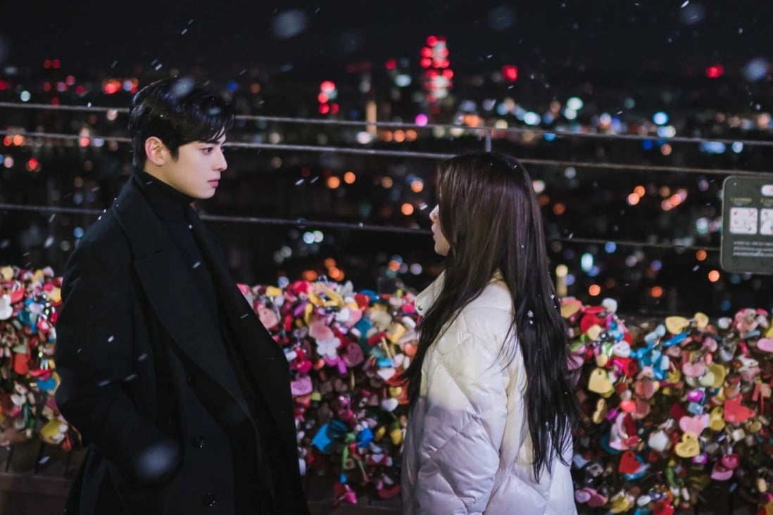 Cha Eun-woo (left) and Moon Ga-young in a still from True Beauty. After 16 emotional and energetic episodes, the K-drama series played it safe in its season finale.