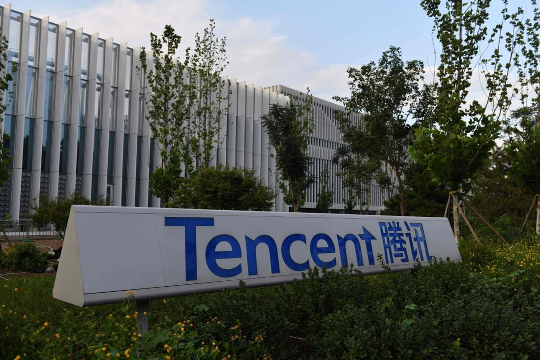 Tencent reported a net profit of 38.5 billion yuan for the three months through September 30 last year, ahead of a consensus among analysts tracked by Refinitiv. Photo: AFP