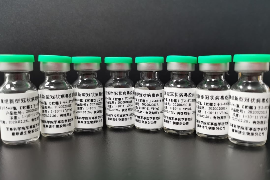 China’s CanSino single-dose Covid-19 vaccine has been approved for emergency use in Mexico. Photo: Handout