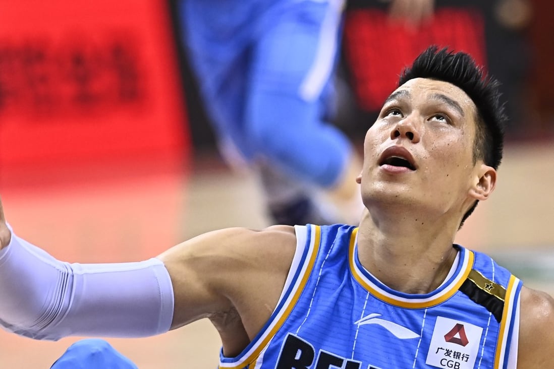Jeremy Lin in action for the Beijing Ducks in the Chinese Basketball Association. Photo: Xinhua