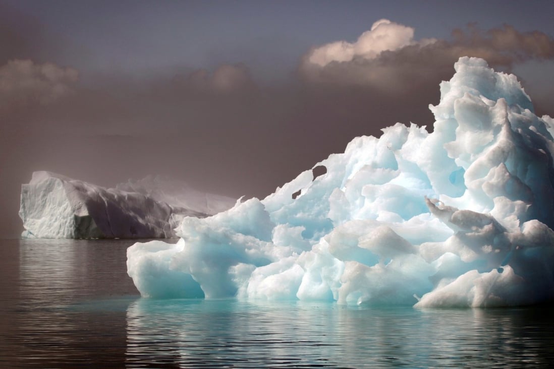 Icebergs float in a fiord near the south Greenland town of Narsaq in 2009. Photo: Reuters