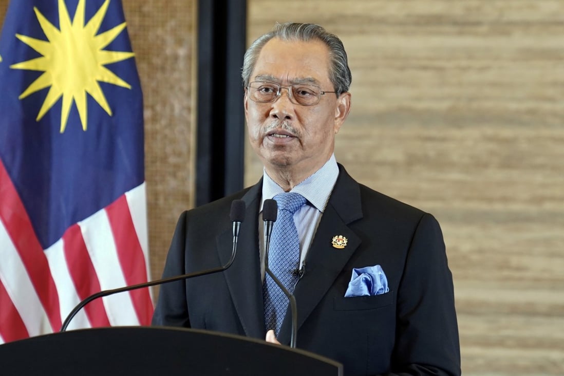 Malaysian PM Muhyiddin Yassin has launched the country’s immunisation programme, with the first Covid-19 vaccines set to arrive on Sunday. Photo: DPA