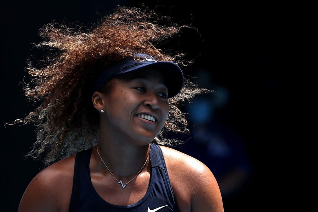 Japan’s Naomi Osaka seals her quarter-final victory against Taiwan’s Hsieh Su-wei at the Australian Open in Melbourne. Photo: Reuters