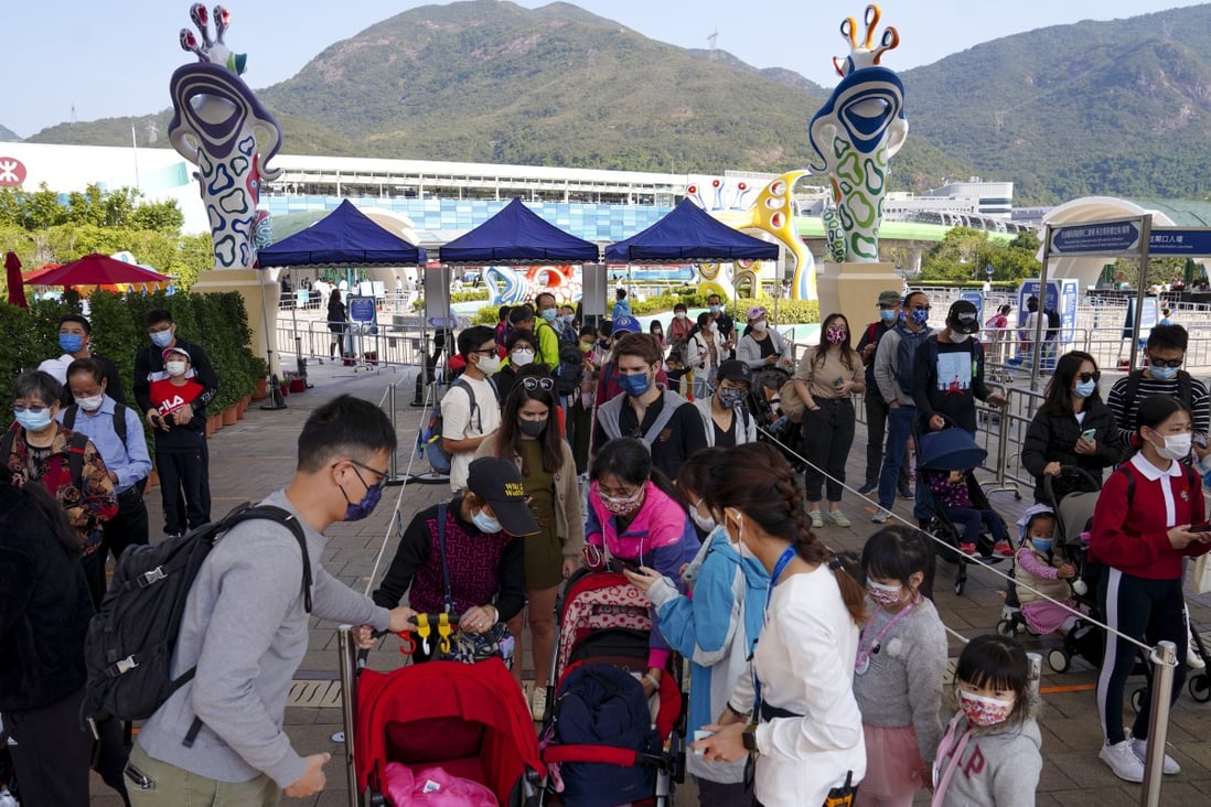 Ocean Park reopened on Thursday after more than two months of closure because of the health crisis. Photo: Sam Tsang