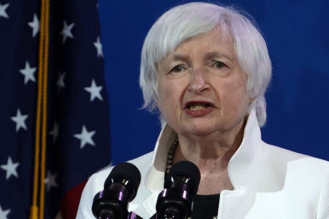 Former US Federal Reserve chair Janet Yellen was appointed as Treasury Secretary by President Joe Biden. Photo: AFP