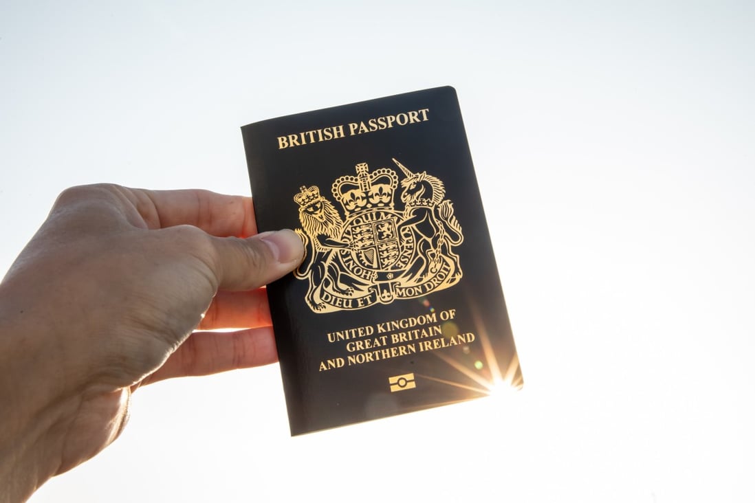 About 300,000 Hong Kong citizens are expected to apply for a new British National (Overseas) visa route to settle in the UK, despite nearly 3 million being eligible. Photo: Bloomberg