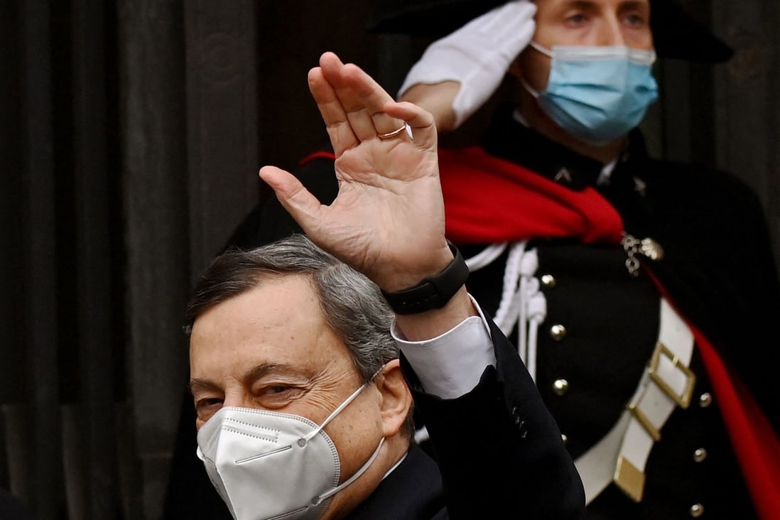 Italy's new Prime Minister Mario Draghi. Photo: AFP