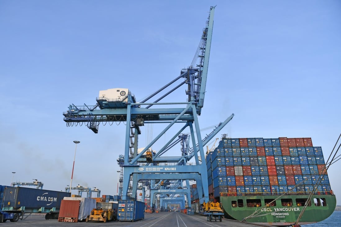 Mombasa Port in Kenya, where China helped with the country’s 19th berth expansion project. The China Africa Research Initiative reports no evidence China seizes assets if countries fail to pay loans. Photo: Xinhua
