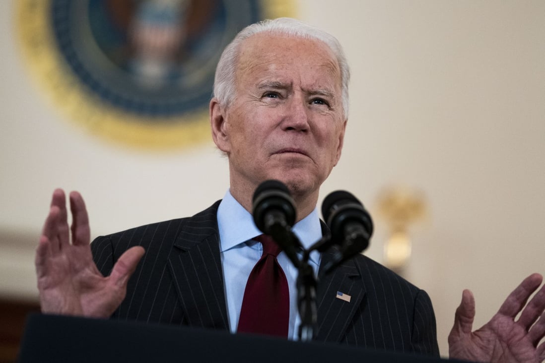 US President Joe Biden pictured at the White House on Monday. Photo: Bloomberg