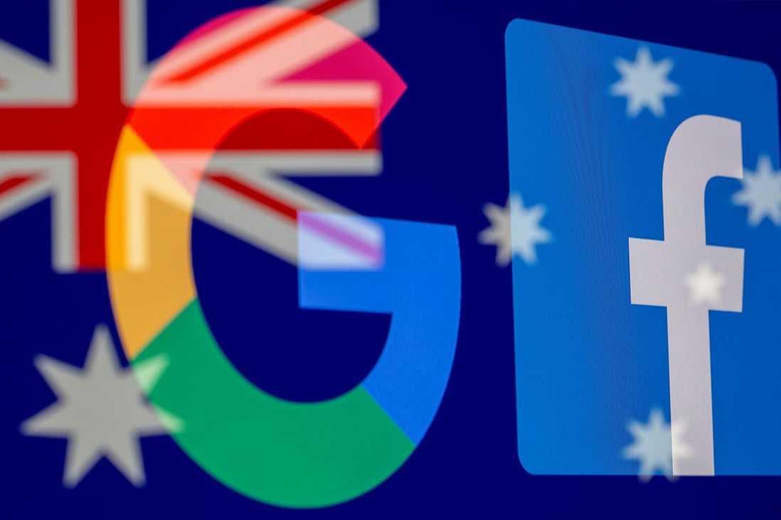 The Australian government said it would take into account commercial deals Google and Facebook reach with news companies before deciding whether they are subject to the law. Photo illustration: Reuters